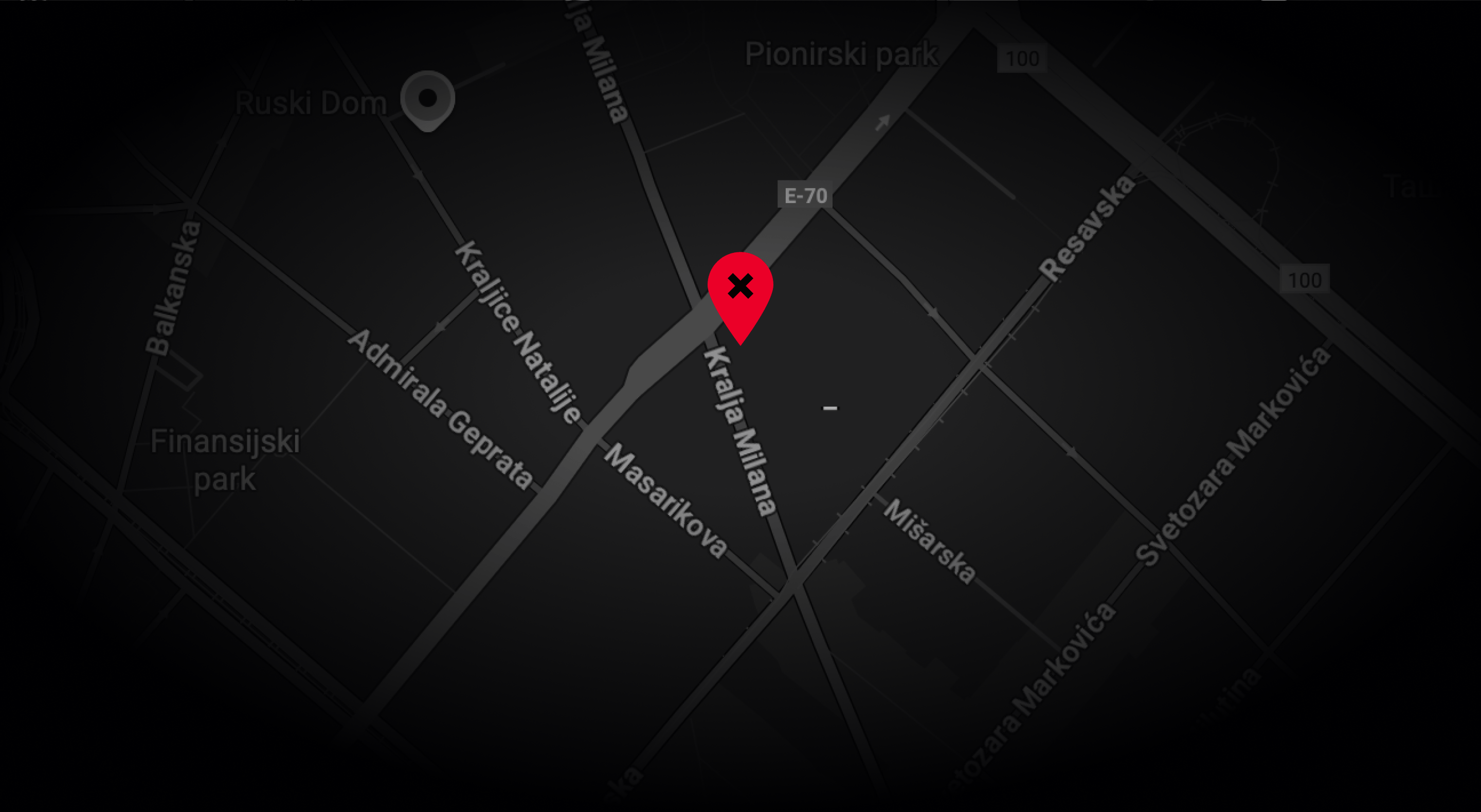 Mapa lokacije TEDxBelgrade događaja